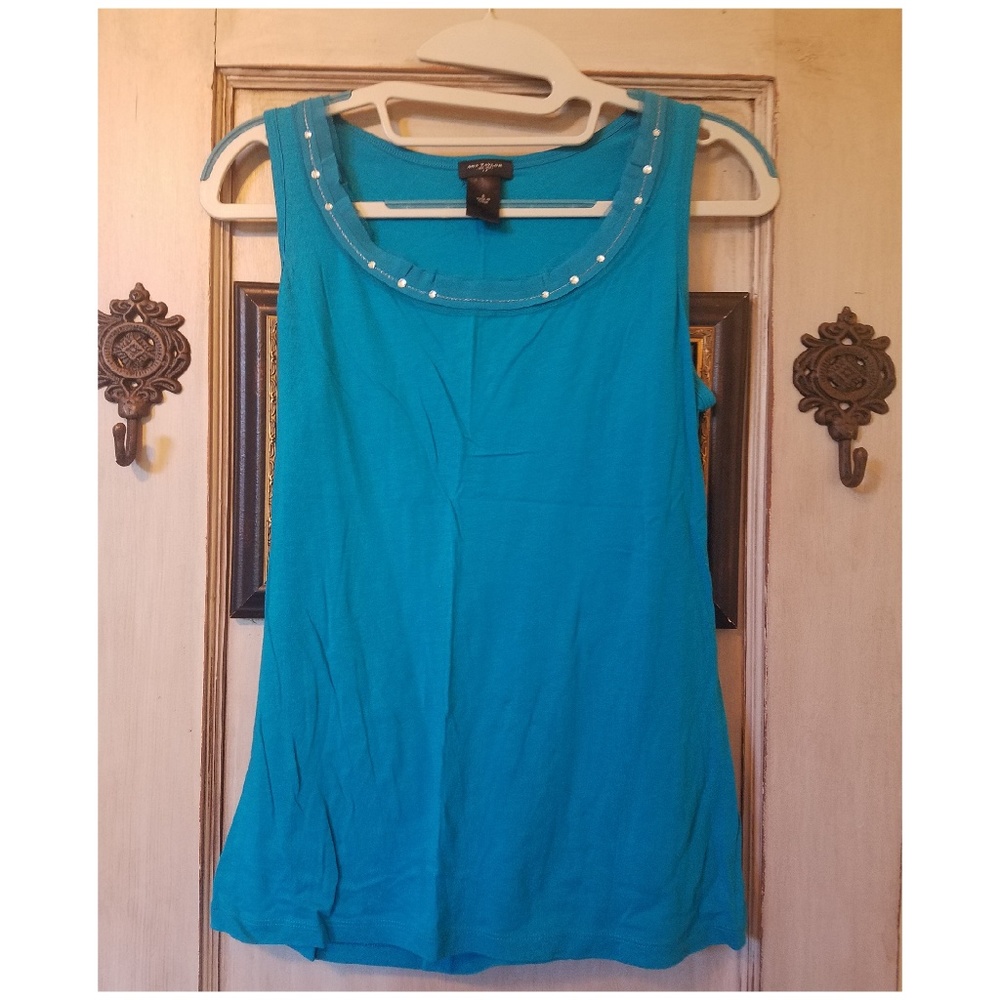 Ann Taylor Turquoise Tank Top